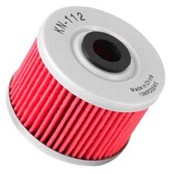 Oil Filter, Powersports, Cartridge, 1.44 in. Tall, 0.47 in. ID, 1.97 in. OD, for use on Honda®, CBR, XR, Kawasaki, BR, KLX, Ninja, ZR, Each