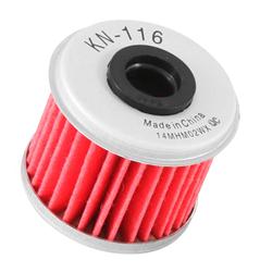 Oil Filter, Powersports, Cartridge, 1.38 in. Tall, 0.44 in. ID, 1.56 in. OD, for use on Honda®, HM Moto, Husaberg, Husqvarna, Each