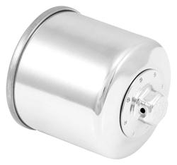 Oil Filter, Powersports, Canister, Chrome, M20 x 1 Thread, 3.03 in. Tall, 2.81 in. OD, Aprilla, Arctic Cat, Bimota, Cagiva, Kymco, Sachs, Suzuki, Each