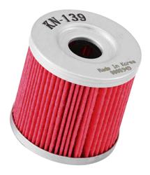 Oil Filter, Powersports, Cartridge, 1.72 in. Tall, 0.50 in, ID, 1.75 in. OD, Arctic Cat, CCM, Kawasaki, Suzuki, Models, Each