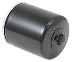 Oil Filter, Powersports, Canister, Black, 3/4 in.-16UNF Thread, 3.7 in. Tall, 2.9 in. OD, Buell, for use on Harley-Davidson®, Each