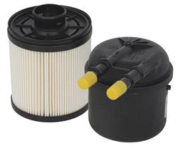 Fuel Filters, In-Line, Cartridge, Cellulose Filter, 5.25 in. Long, 3.92 in. OD, Ford, 6.7L, Diesel, Each