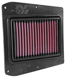 Air Filter Element, High-Flow, Cotton Gauze, Oiled, Red, Panel, 7.38 in. Long, 7.50 in. Wide, 1.31 in. Tall, Indian, Scout, Victory, Octane, Each