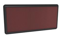 Air Filter Element, High-Flow, Cotton Gauze, Oiled, Red, Panel, 16.81 in. Long, 8.13 in. Wide, 0.91 in. Tall, Polaris, Slingshot, Each