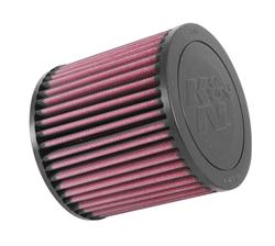 Air Filter Element, Powersports, Cotton Gauze, Oiled, Red, Round, 5.56 in. Long, 2.50 in. Wide, 6.00 in. Tall, Polaris, Ace, Sportsman, Each