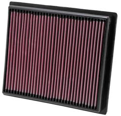 Air Filter Element, Powersports, Cotton Gauze, Oiled, Red, Panel, 11.31 in. OD, 9.88 in. ID, 1.50 in. Tall, Polaris, Ranger, 875cc, Each