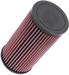 Air Filter Element, Powersports, Cotton Gauze, Oiled, Red, Round, 5.56 in. OD, 3.00 in. ID 11.13 in. Tall, Polaris, RZR, 925cc, 999cc, Each