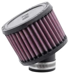 Air Filter Element, Performance, Clamp-On, Cotton Gauze, Oiled, Red, Conical, 4.50 in. OD, 1.50 in. ID, 2.75 in. Long, Each