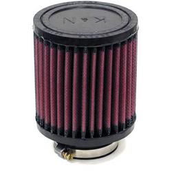 Air Filter Element, Performance, Cotton Gauze, Oiled, Red, Round, 3.50 in. OD, 2.06 in. ID, 4.00 in. Long, Each