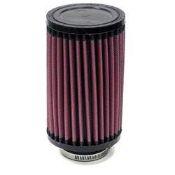 Air Filter Element, Performance, Cotton Gauze, Oiled, Red, Round, 3.50 in. OD, 2.06 in. ID, 6.00 in. Long, Kawasaki, KL250, KLX250, Each