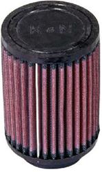 Air Filter Element, Performance, Cotton Gauze, Oiled, Red, Round, 3.50 in. OD, 2.13 in. ID, 5.00 in. Long, 5 Degree, Angled Flange, Each