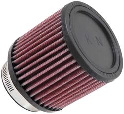Air Filter Element, Performance, Cotton Gauze, Oiled, Red, Round, 4.50 in. OD, 3.00 in. ID, 4.00 in. Long, 5 Degree, Angled Flange, Each