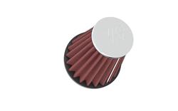 Air Filter Element, Performance, Cotton Gauze, Oiled, Red, Conical, 3.50 in. OD, 2.06 in. ID, 4.00 in. Long, Each