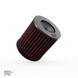 Air Filter Element, Performance, Cotton Gauze, Oiled, Red, Conical, 7.38 in. OD, 4.13 in. ID, 7.88 in. Tall, Each