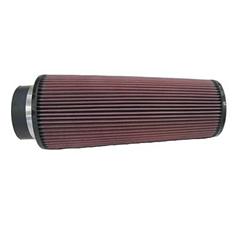 Air Filter Element, Performance, Cotton Gauze, Oiled, Red, Conical, 6.00 in. OD, 4.00 in. ID, 14.00 in. Tall, Each