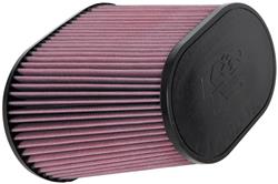 Air Filter Element, Performance, Cotton Gauze, Oiled, Red, Conical, 9.00 in. Long, 7.00 in. Wide, 7.50 in. Tall, 4.00 in. ID Flange, Each