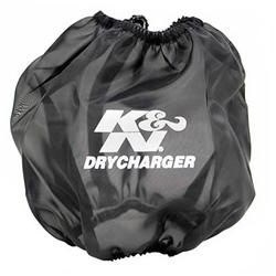 Air Filter Wrap, DryCharger, Conical, Black, Polyester, Elastic Opening, 9.25 in. Diameter, 10.00 in. Deep, for RF-1024, Each