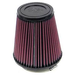 Air Filter Element, Performance, Cotton Gauze, Oiled, Red, Conical, 5.75 in. OD, 3.50 in. ID, 6.00 in. Tall, Angled Flange, 10 Degree, Each