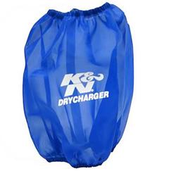 Air Filter Wrap, DryCharger, Conical, Blue, Polyester, Elastic Opening, 7.50 in. Diameter, 7.50 in. Deep, for RF-1041, Each