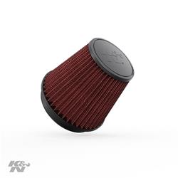 Air Filter Element, Performance, Cotton Gauze, Oiled, Red, Conical, 7.50 in. OD, 6.00 in. ID, 6.50 in. Tall, Chrome Cap, Each