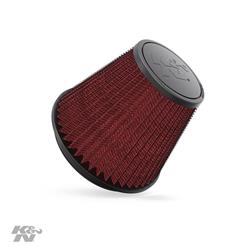 Air Filter Element, Performance, Cotton Gauze, Oiled, Red, Conical, 7.50 in. OD, 6.00 in. ID, 6.00 in. Tall, Chrome Cap, Each