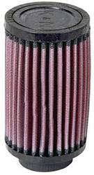 Air Filter Element, Powersports, Round, Cotton Gauze, Oiled, Red, 3.00 in. OD, 1.69 in. ID, 5.00 in Tall, Rubber Cap, Each