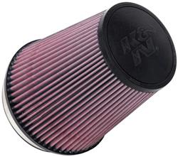 Air Filter Element, Powersports, Conical, Cotton Gauze, Oiled, Red, 7.50 in. OD, 6.00 in. ID, 8.00 in Tall, Rubber Cap, Each