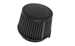 Air Filter Elements, Universal Performance Air Filters, Dry, Conical Flanged, 4.00 in. Inlet Flange I.D., Synthetic, Black, Each