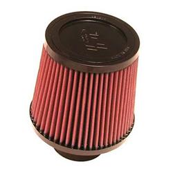Air Filter Element, Powersports XD, Round Taper, Clamp-On, Cotton Gauze, Oiled, Red, 6.00 in. OD, 2.75 in. ID, 5.50 in. Tall, Rubber Cap, Each