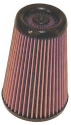 Air Filter Element, X-Stream, Conical Flange, Clamp-On, Cotton Gauze, Oiled, Red, 6.00 in. OD, 3.00 in. ID, 8.69 in. Tall, Filtered Cap, Each