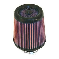 Air Filter Element, X-Stream, Round Tapered, Clamp-On, Cotton Gauze, Oiled, Red, 6.00 in. OD, 3.00 in. ID, 6.50 in. Tall, Filtered Cap, Each
