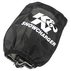 Air Filter Wrap, SnowCharger, Conical, Black, Silicone Treated, Polyester, Elastic Opening, 3.75 in. Diameter, 4.00 in Deep, for SN-2530, Each