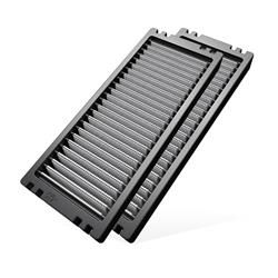 Cabin Air Filter, Washable, Synthetic Material, 10.13 in. Long, 4.00 in. Wide, 0.94 in. Tall, for Nissan, Suzuki, 2.5L, 3.0L, 3.8L, 4.0L, 5.6L, Pair