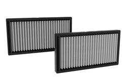 Cabin Air Filter, Washable, Synthetic Element, 10.188 in. Long, 5.438 in. Wide, 0.688 in. Thick, Subaru, Toyota, Lexus, Pair