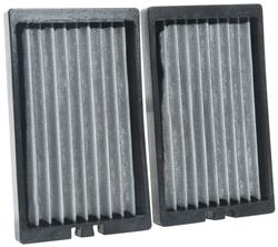 Cabin Air Filter, Washable, Synthetic Element, 7.84 in. Long, 4.63 in. Wide, 0.78 in. Tall, Jeep, Gladiator, Wrangler, 2.0L, 3.0L, 3.6, Pair