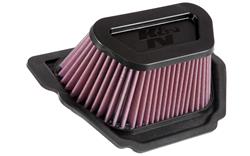 Air Filter Elements, Performance Air Filters, Oiled, Cotton Gauze, Red, Yamaha, Each