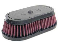 Air Filter Element, Powersports, Cotton Gauze, Oiled, Oval, 7.00 in. Long, 3.75 in. Wide, 2.25 in. Tall, Yamaha, TTR250, TTR350, WR250R, Each