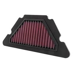 Air Filter Element, High-Flow, Cotton Gauze, Oiled, Panel, 1.625 in. Tall, Yamaha, FZ6, XJ6, 600cc, Each