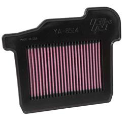 Air Filter Element, Powersports, Cotton Gauze, Oiled, Unique Panel, 1.00 in. Tall, Yamaha, 847cc, Each