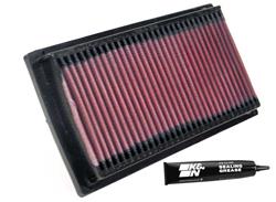 Air Filter Element, Powersports, Cotton Gauze, Oiled, Panel, 8.81 in. Long, 4.50 in. Wide, 0.88 in. Tall, Yamaha, TRX850, 850cc, Each