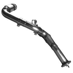 Exhaust Y-Pipe, Catted, 3" Stainless Steel