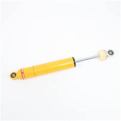 Coilover Shock, Steel, Yellow, Circle Track, 19.75/12.75 in. Range, 4/3-6 Valving, Spherical Ends, Each