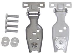 Liftgate Hinges, Stainless Steel, Natural, Jeep, Pair