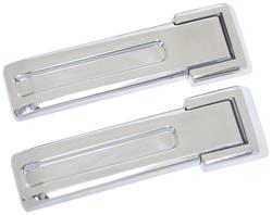 Tailgate Hinge Covers, Stainless Steel, Polished, Jeep, Set of 4