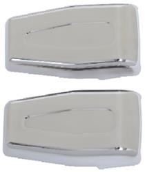 Liftgate Hinge Covers, Stainless Steel, Polished, Jeep, Pair