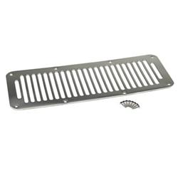 Hood Vent, Screw-on, Stainless Steel, Polished, Jeep, Each