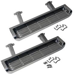 Side Steps, Stainless Steel, Polished, Jeep, Pair