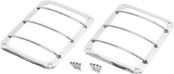 Taillight Guards, Stainless Steel, Natural, Jeep, Pair