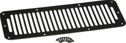 Hood Vent, Screw-on, Stainless Steel, Black Powdercoated, Jeep, Each