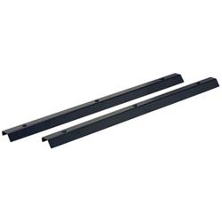 Door Sill Protectors, Stainless Steel, Black, Jeep, Pair